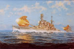 "HMS Repulse" - James Flood - Naval Art